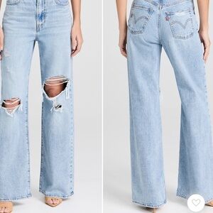 Levi's Women's Light Blue Flare Jeans